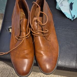 G.H. Bass & Co. Tan Leather DRESS SHOES London FOG